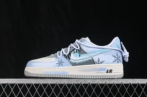 All categories Nk Air Force 1 Air Force series Nk Air Force 1 Low Air Force low-top Nike Air Force 1'07 Low "Icefield Snowfall" Hand-painted graffiti Icefield falling snow Air Force 1 low-top casual sneakers DO7417-199